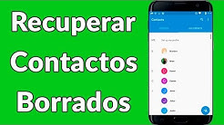Como Recuperar Contactos Borrados Móvil Android - TUTORIAL DEFINTIVO - Durasi: 4.50. Como Recuperar Contactos Borrados Móvil Android - TUTORIAL DEFINTIVO - Durasi: 4.50.