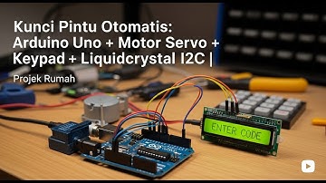 Kunci Pintu Otomatis: Arduino Uno + Motor Servo + Keypad + Liquidcrystal I2C |  Projek Rumah