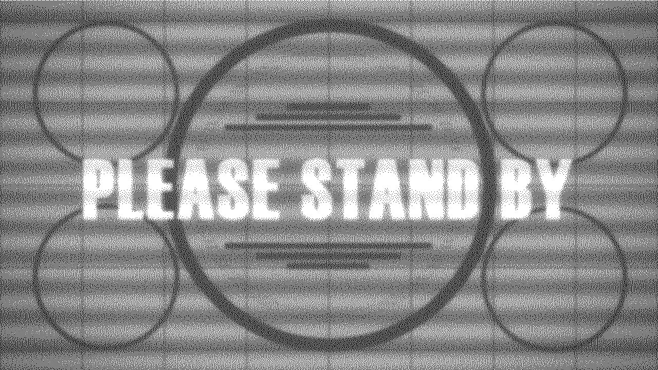 Old Tv Please Stand By. Stock Footage YouTube