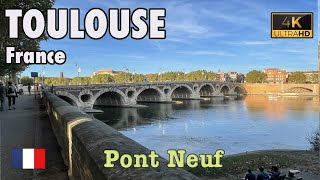 Walking in " PONT NEUF 🇫🇷 " - TOULOUSE, France