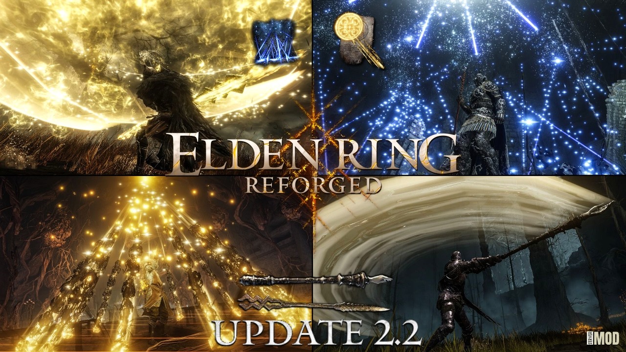 Elden Ring Reforged Update 2.2 - ALL New Nightlord Weapons, Spells, Incantations Showcase