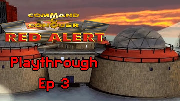 C&C Red Alert 1 Remastered Soviet Playthrough Mission 3 Covert Clean Up