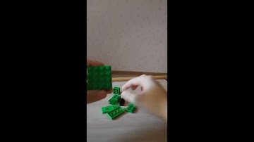 Как сделать слизня из minecraft LEGO #shorts #shortsvideo