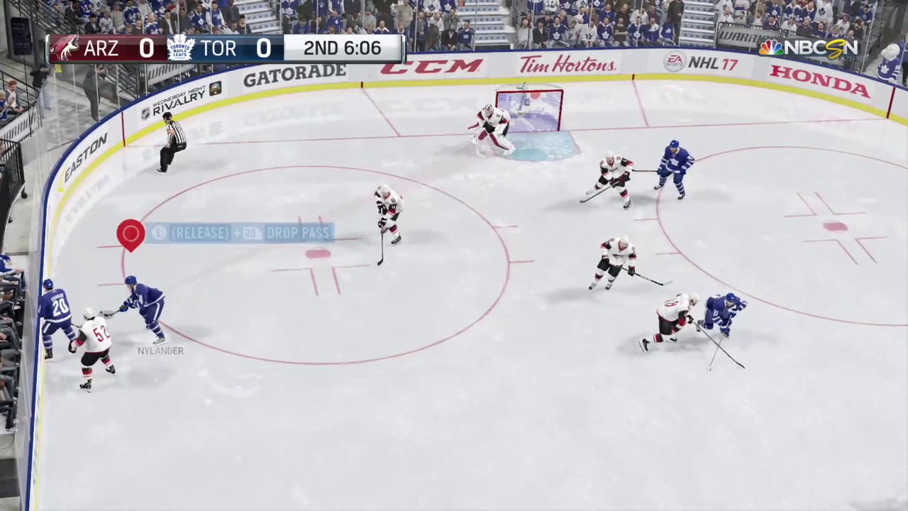 EA SPORTS™ NHL® 17 one timer - YouTube