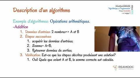 Introduction aux Algorithmes