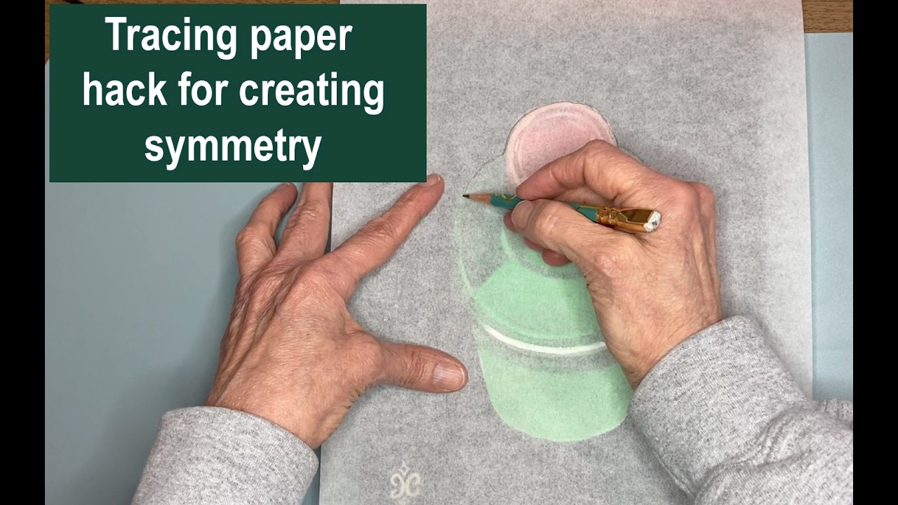 Use Tracing Paper to Create Symmetry in your Drawings - YouTube