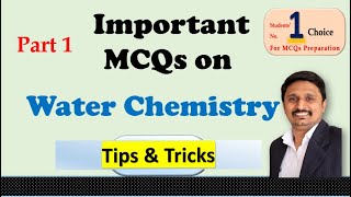 MCQs On Water Chemistry Part 1 | BE | B.Tech. | Chemical Engineering screenshot 1