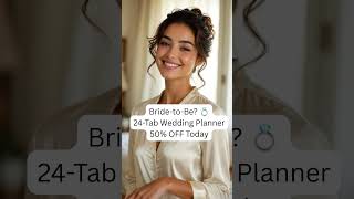 Bride-to-Be? Etsy Wedding Planner Every Bride Needs 💍 | 24 Tabs | 50% OFF