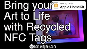 How to: Apple Homekit and Recycled NFC tags to bring Paintings to Life