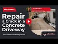 How to Repair a Crack in a Concrete Driveway? | Olson Foundation Repair