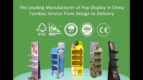 POS retail cardboard display catalogue
