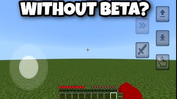 How to Play MCPE NEW Controls WITHOUT Beta (UPDATED)