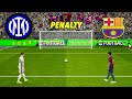 FC Barcelona vs Inter Milan Penalty Shootout | Martins vs Lamine | INT vs FCB Match