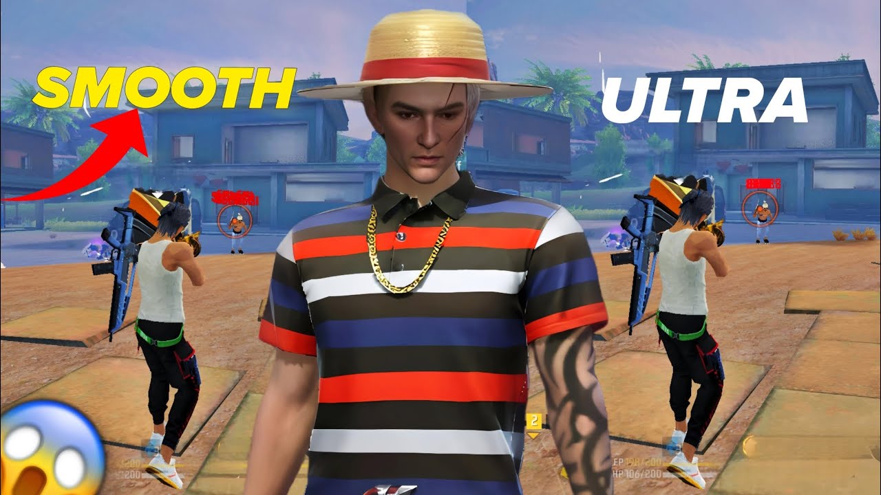 Smooth vs Ultra Headshot Graphics Comparison in Free Fire