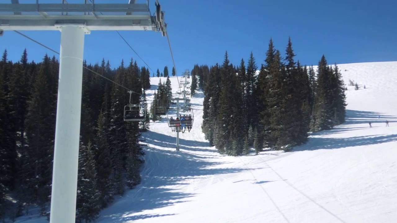 Vail Wildwood Express lift (03-12-14) - YouTube