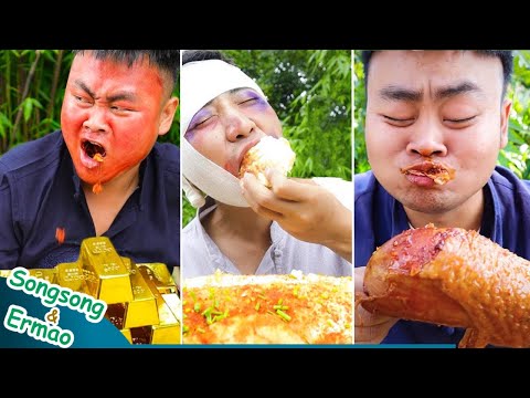 TikTok Spicy Foods Chinese Cooking Mukbang | Lamb chops Grilled fish | Funny Video