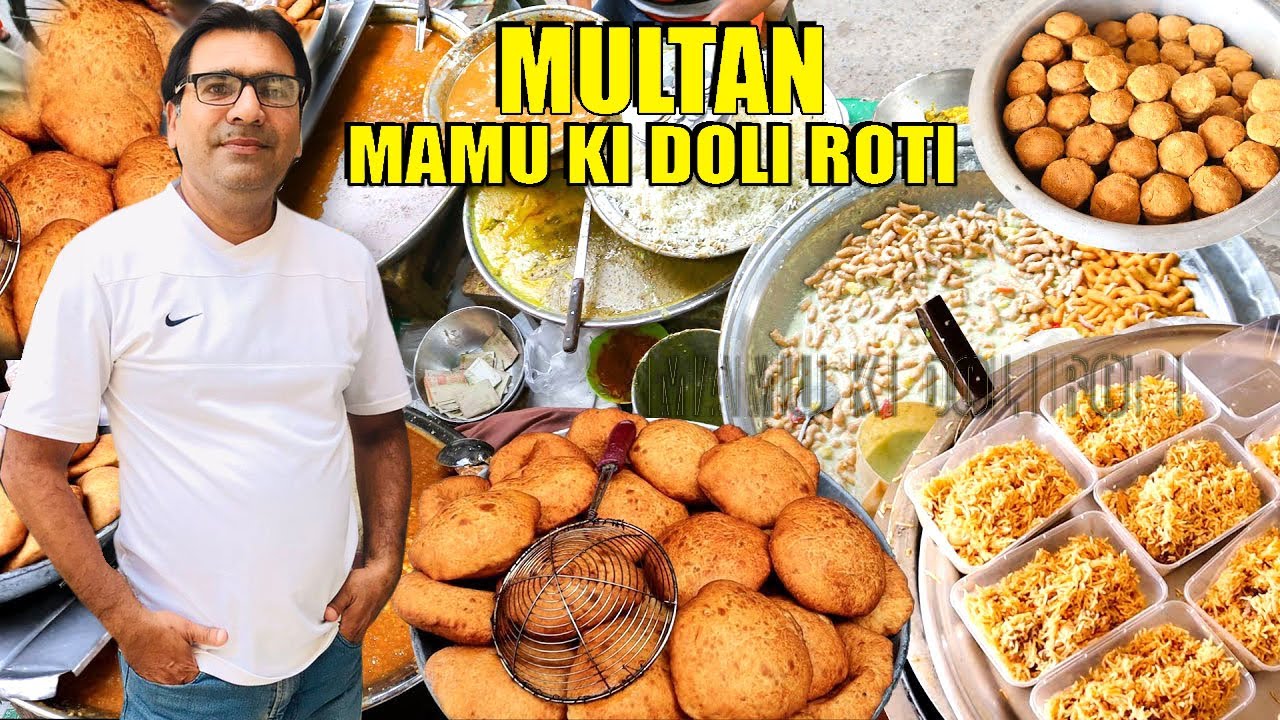 MAMU KI DOLI ROTI in Multan Street Food | Street Food Pakisatan - YouTube