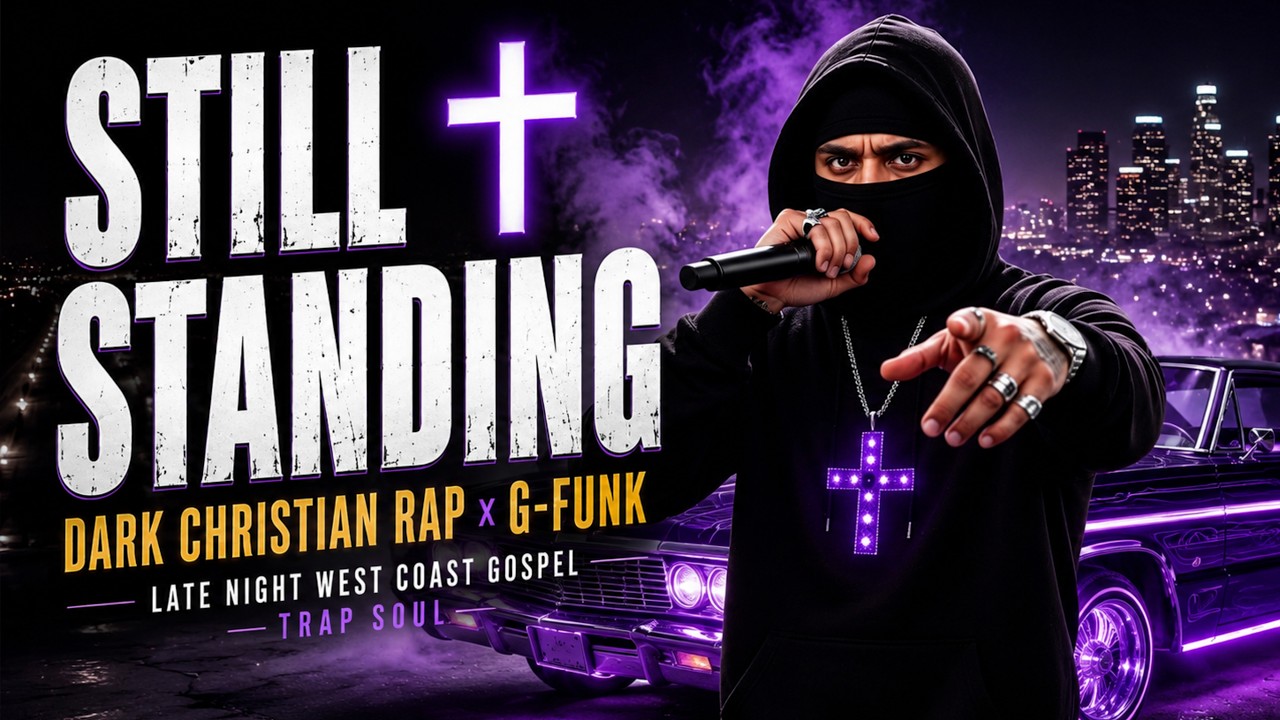 STILL STANDING ✝️ Dark Christian Rap x G-Funk Late Night West