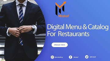 Digital Menu And Catalog For Mrakaf POS QR Based Menu For Restaurants, Retail And Distribution
