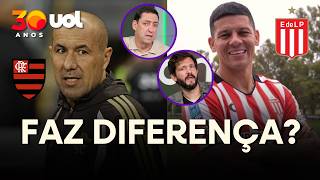 FLAMENGO PREOCUPADO? ESTUDIANTES GANHA REFORÇO QUE É 'LIDERANÇA EM CAMPO'; COLUNISTAS DEBATEM