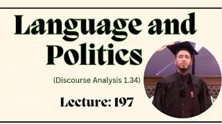 What is meant by Language and Politics?|by Muhammad Alamgir