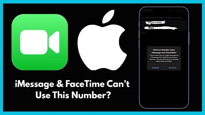 This Phone Number Cannot Be Used by iMessage or FaceTime? FIXED!