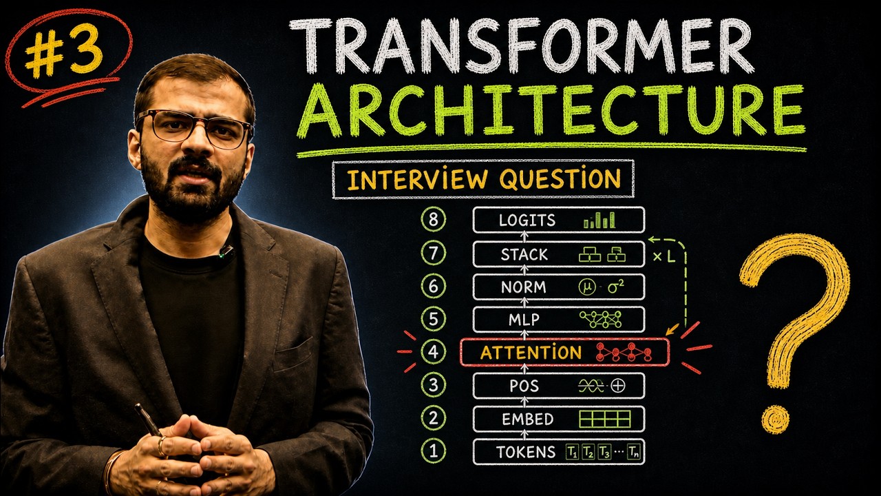 LLM Interview Series #3: What Is the Transformer Architecture?