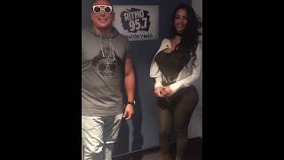 Dayami Padron En La 95.7 Cubaton Miami Con Smiley Miami