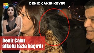 Deniz Çakır alkolü fazla kaçırdı, evini bulamadı!