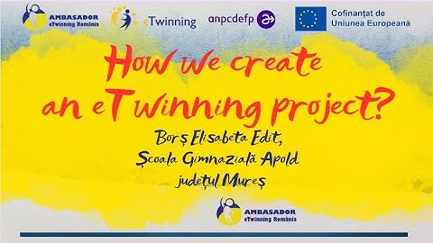 How we create  an eTwinning project?