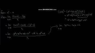 Differentiation By First Principles Cubic Example ,CAPE UNIT 1