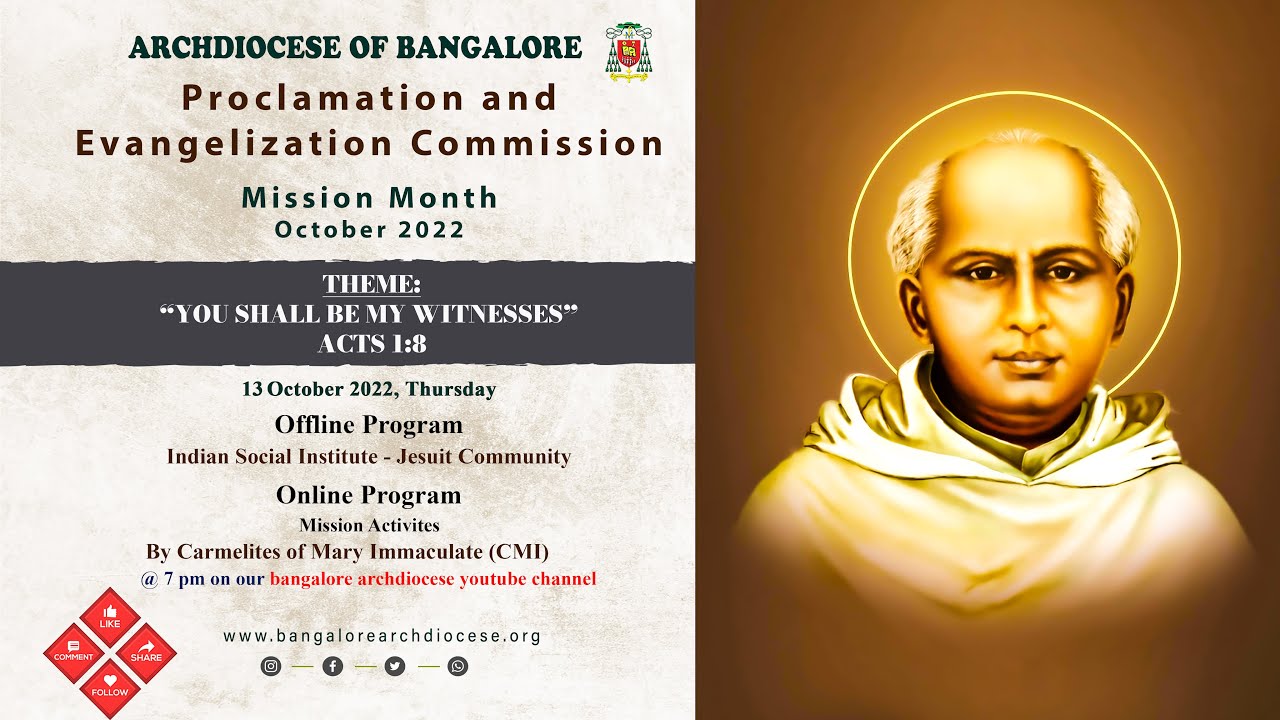 Mission Month | Carmelites of Mary Immaculate (CMI) | Day 13
