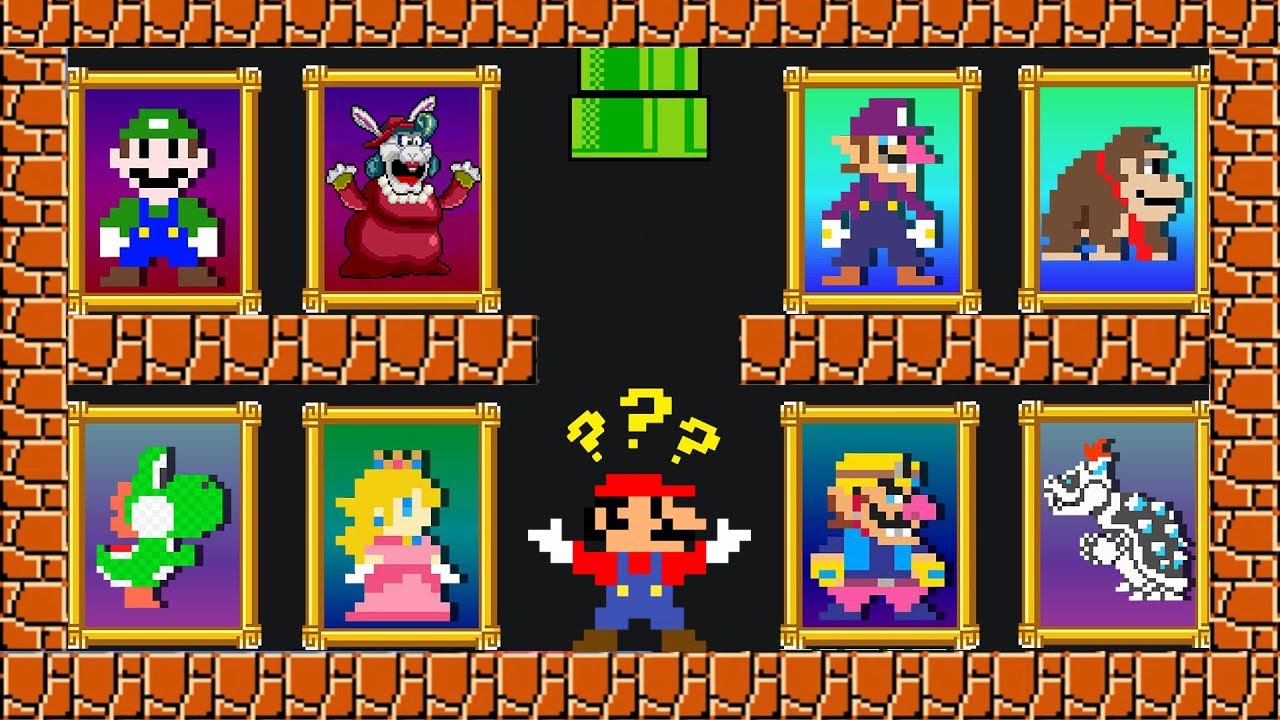 What if Mario had Custom Paintings All Characters | Mario Bros Game Animation | Ks Mario
