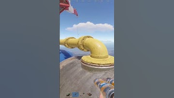 This is how we grubbed Oil Rig as a duo... #rust #shorts