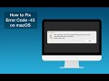 How to fix error code 43 on Mac?