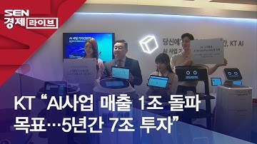 KT “AI사업 매출 1조 돌파 목표…5년간 7조 투자”