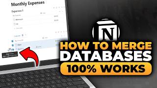 How To Merge Databases in Notion (𝟮𝟬𝟮𝟲) | 100% WORKS | NO Yapping, To The Point! | FAST & EASY