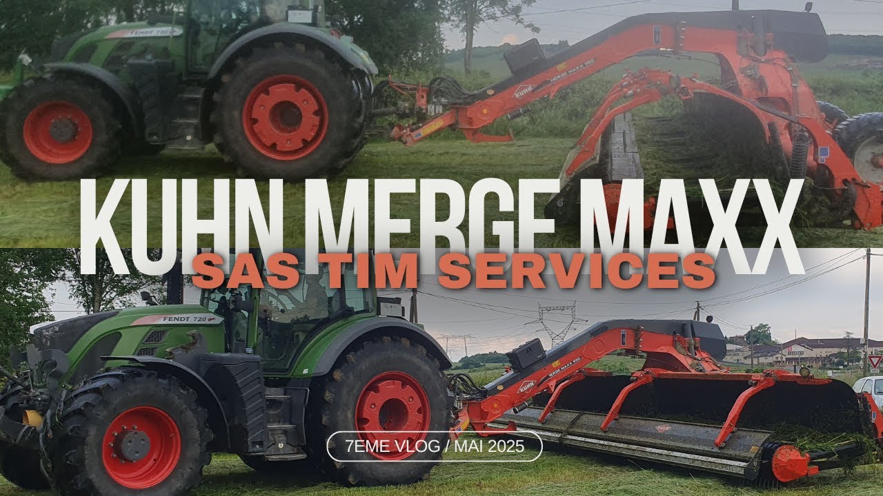 Fendt 720 + Kuhn Merge Maxx 950