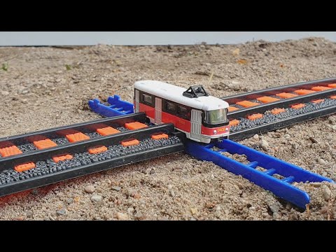 Tram Accident on Railway and Train is Coming - Senya Toys