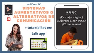 COMUNICACIÓN y AUTISMO: SAACS - Comunicación aumentativa y alternativa + tutorial app LetMe Talk screenshot 1