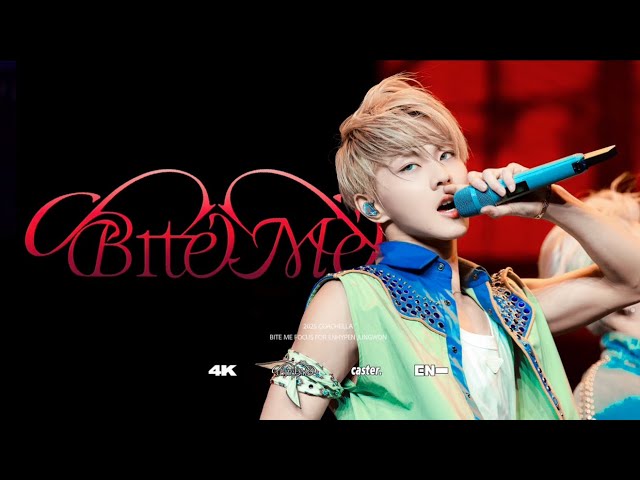 4K] 2025 COACHELLA WEEK1 ENHYPEN JUNGWON 'Bite Me' FOCUS 엔하이픈