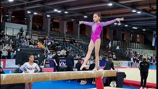 Ekaterina Andreeva (Russia) - Podium Training -  Balance Beam Top Gym Charleroi 2021