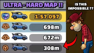 ULTRA HARD MAP 😵 IT SEEMS LIKE IMPOSSIBLE MAP IN COMMUNITY SHOWCASE - Hill Climb Racing 2