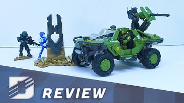 Mega Construx Halo Series Fleetcom Warthog Unboxing Review