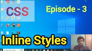 CSS Inline Styles | Episode - 3 | CSS Full Course | Inline CSS Styles | Learn with JP 