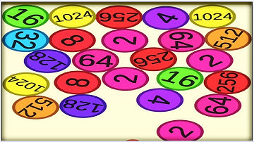 TamaMerge 2048 Merge Balls Number Puzzle game - Gameplay Walkthrough