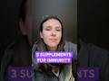 3 supplements i take daily for #Immunity #immunesystem #supplements