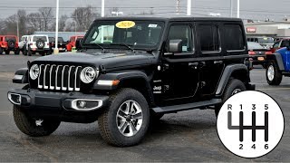 6-Speed Manual! 2020 Jeep Wrangler Unlimited Sahara For Sale | 29450T -  YouTube