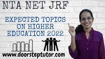 Expected Topics on Higher Education 2022 NET JRF Paper 1 Schemes | UPSC 2023 - Don