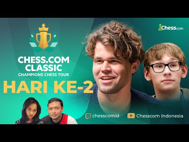 17 Tahun vs No.1 Dunia!! | Denis Lazavik vs Magnus Carlsen | LIVE Chess.com Classic 2024 class=